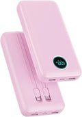 Portable Charger 40, 800mAh Power Bank, 25W PD QC 4.0 Fast Charging Portable by Pxwaxpy