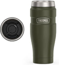 THERMOS Stainless King Vacuum-Insulated Travel Tumbler, 16 Ounce, Army Green by Thermos
