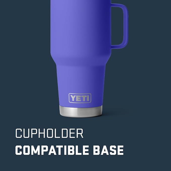 YETI Rambler 30 oz Travel Mug, Stainless Steel, Vacuum Insulated - Image 3