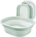 2 Pack Collapsible Wash Basin Set, Foldable Dish Tub, Small Medium Portable Sink by Bellglee