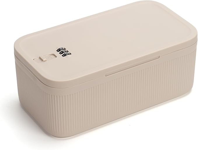 SANIDIKA Lockable Storage Box, Locking Medicine Box, Cell Phone Locked Jail by SANIDIKA