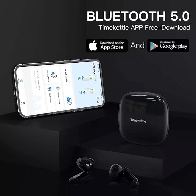 Timekettle WT2 Edge W3 Translator Device, Bidirection Simultaneous Translation - Image 7