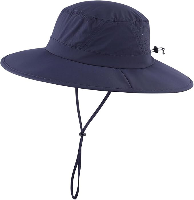 Home Prefer UPF 50+ Sun Hats for Men Women Foldable Wide Brim Fishing Hat Quick by HomePreferHatsCaps