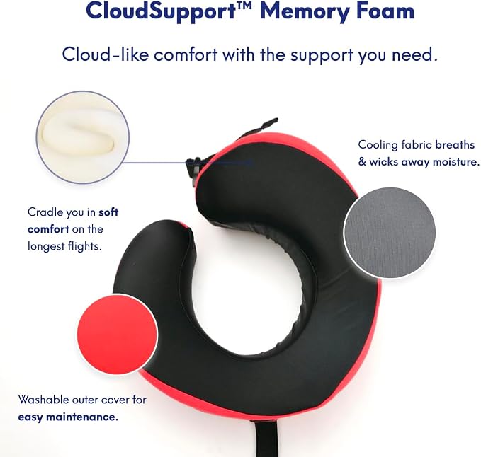 C CUSHION LAB Travel Pillow, Award-Winning Patented Ergonomic Design - Image 6