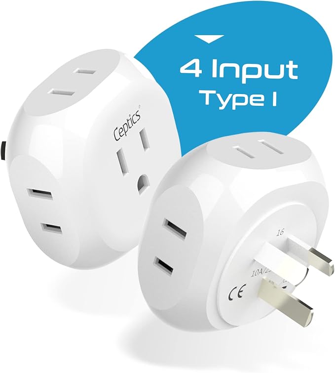 Ceptics Australia, New Zealand, China Travel Plug Adapter - Image 2