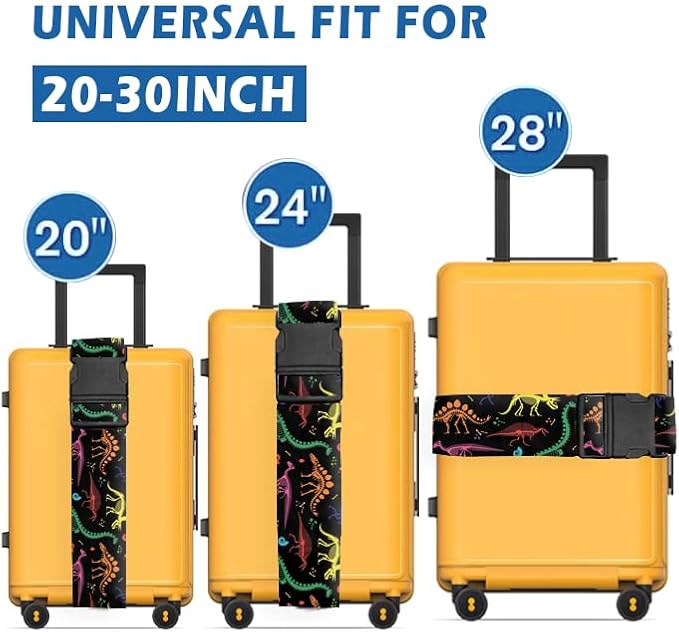 Luggage Straps for Suitcases Travel Belt Accessories, Cute Suitcase Strap - Image 2