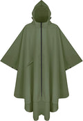 PTEROMY Hooded Rain Poncho for Adult by PTEROMY