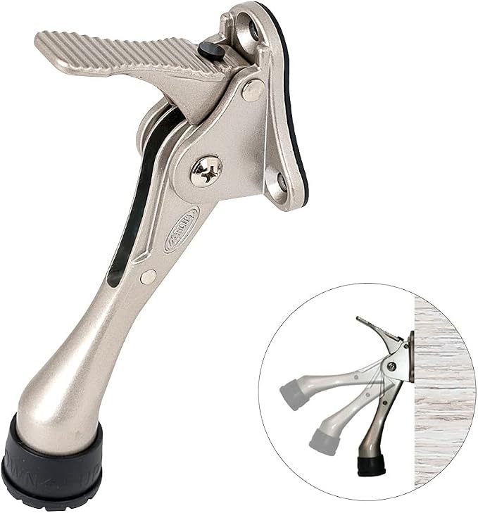 Door Stopper, One-Touch semi-Automatic Metal Door Stopper, - Image 8