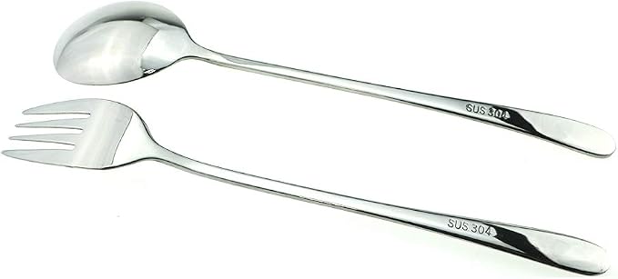 7 Pcs Portable Flatware Set, 304 Stainless Steel Cutlery Set Travel Utensils - Image 5