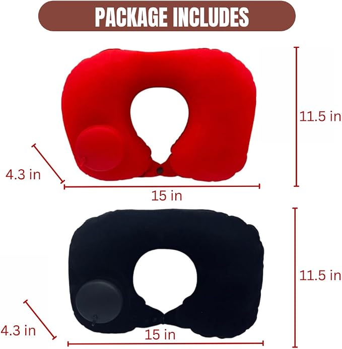 Vorgato Luxury- Inflatable Travel Pillow - Image 3