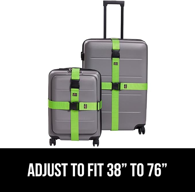 GORILLA GRIP Heavy Duty 8 Pack Adjustable Luggage Straps - Image 8