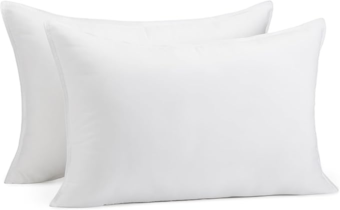 Amazon Basics Down Alternative Pillows, Soft Density by AmazonBasics