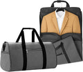 Convertible Garment Bag for Travel – 2 in 1 Carry On Duffel Suit Bag by Record-Happy