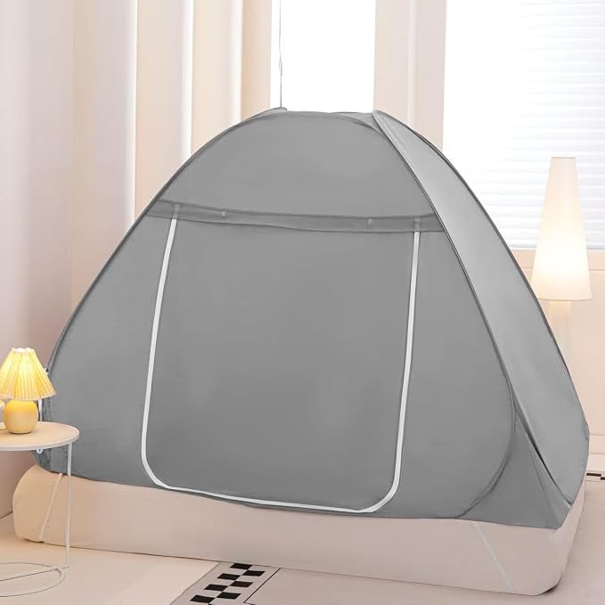 Mosquito Net for Bed, Folded Size 12 inch Portable Camping Travel Mosquito Net - Image 3