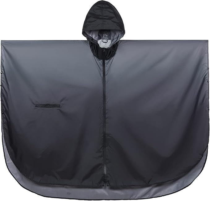 SaphiRose Rain Poncho Jacket Coat Hooded - Image 3