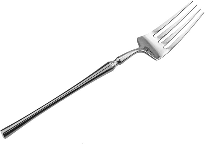 Gugrida Silver Silverware Set, 5-Piece 18/10 Stainless Steel Flatware Cutlery - Image 6