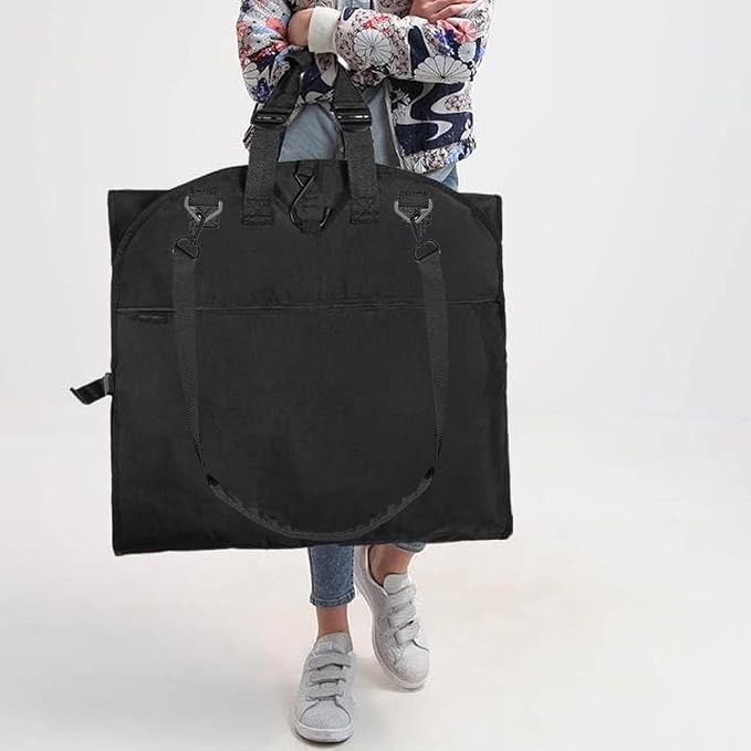 66" Versatile Travelling bags Wedding Dress Travel Garment Bag Tri-Fold Gown - Image 5