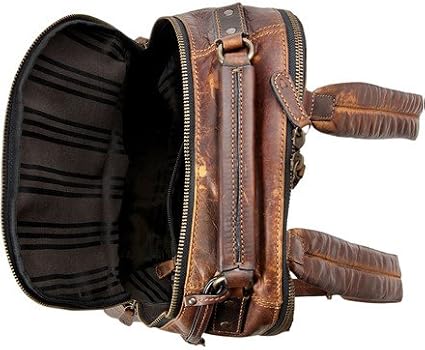 FRYE Men's Logan Antique Pull Up Backpack, Dark Brown, One Size - Image 4