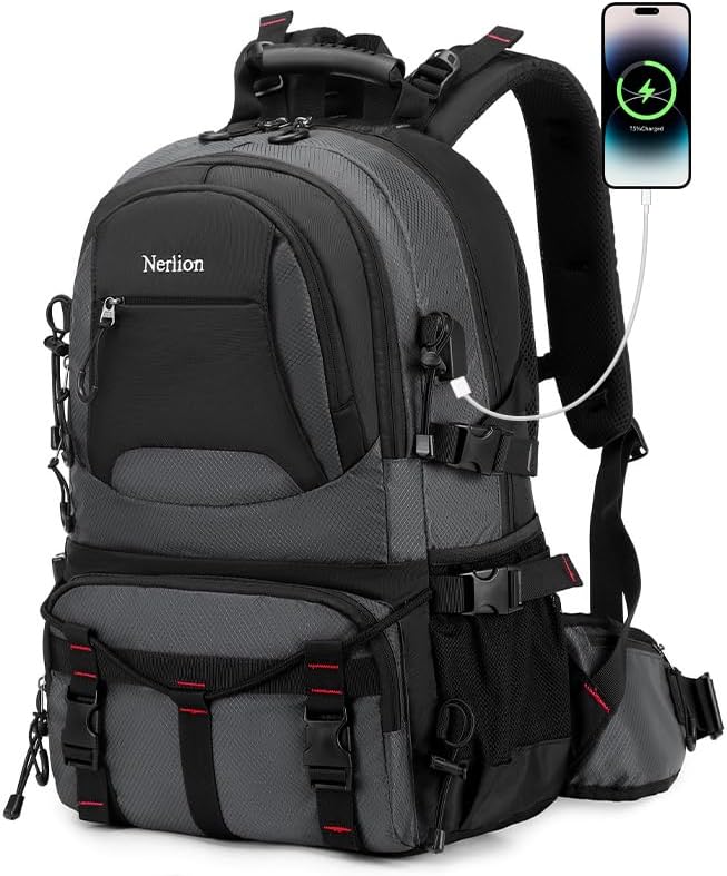 Nerlion 40L Hiking Backpack Travel Backpack - Image 7