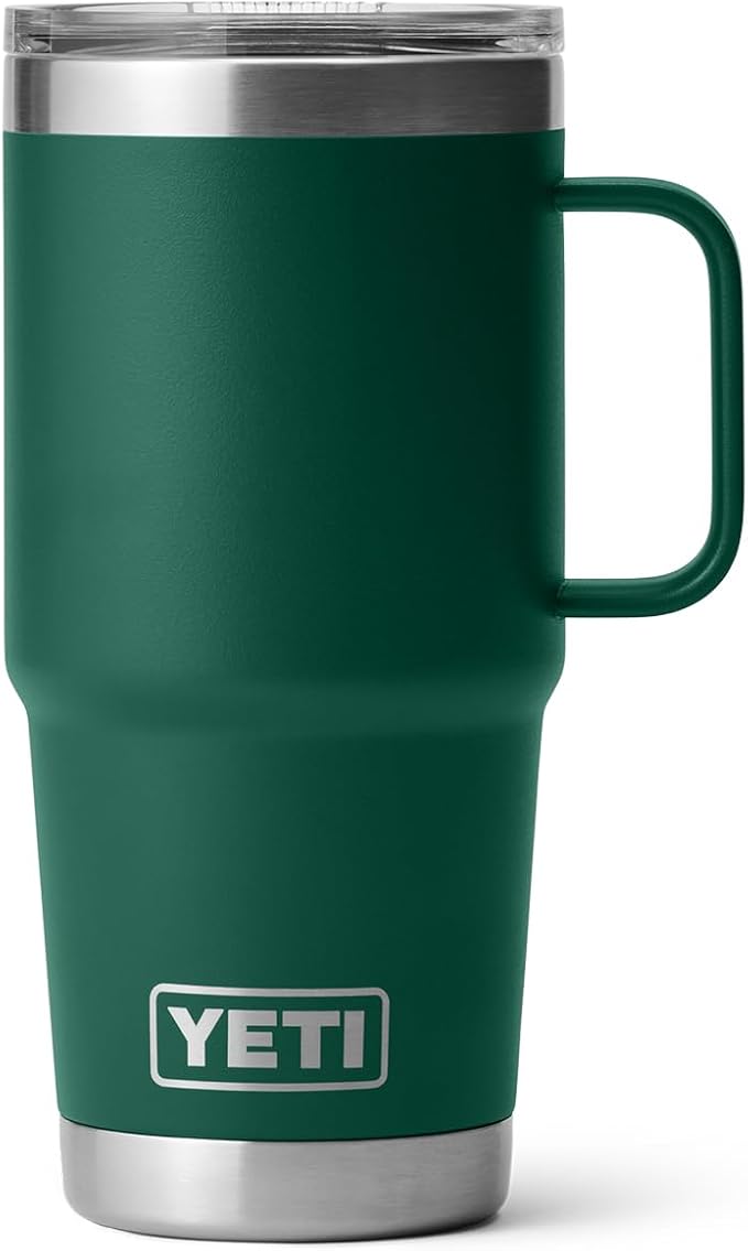 YETI Rambler 20 oz Travel Mug, Stainless Steel, Vacuum Insulated - Image 4
