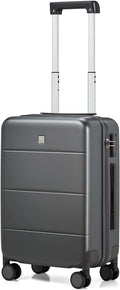 Hanke 20 Inch Carry On Luggage 22x14x9 Airline Approved PC Hard Shell Suitcases by Hanke