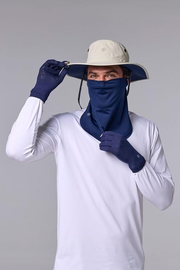 Coolibar UPF 50+ Men's Women's Matchplay Golf Hat - Image 6