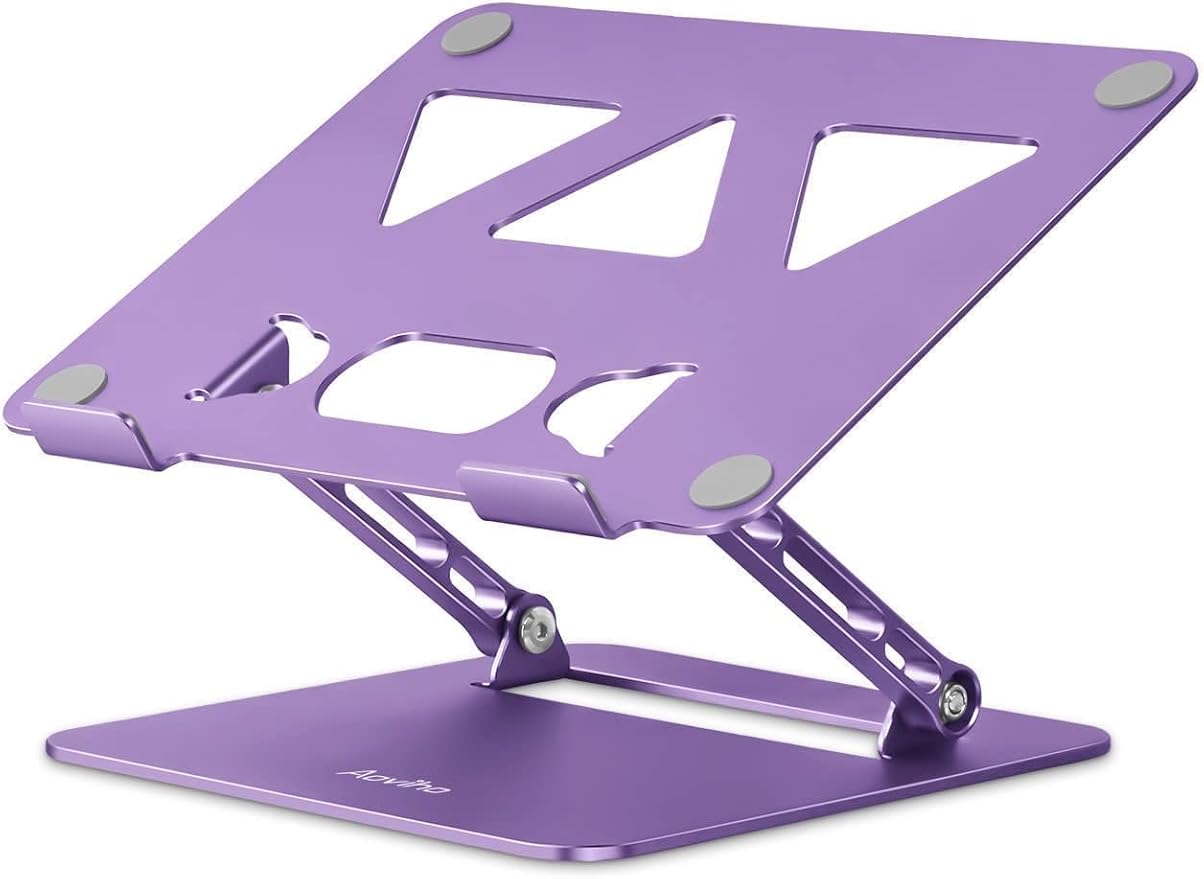 Adjustable Laptop Stand for Desk, Portable Laptop Stand Holder and Riser by Aoviho