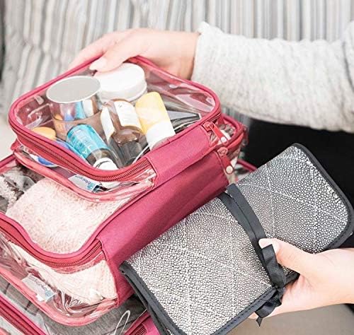 EzPacking Clear TSA Approved 3-1-1 Travel Toiletry Bag - Image 9