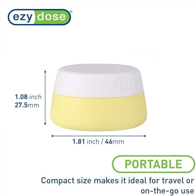 EZY DOSE Silicone Jar, Washable and Reusable, Versatile and Durable Container - Image 3