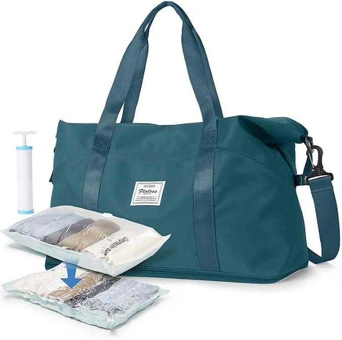 Travel Duffel Bag, Sports Tote Gym Bag, Shoulder Weekender Overnight Bag by WONHOX