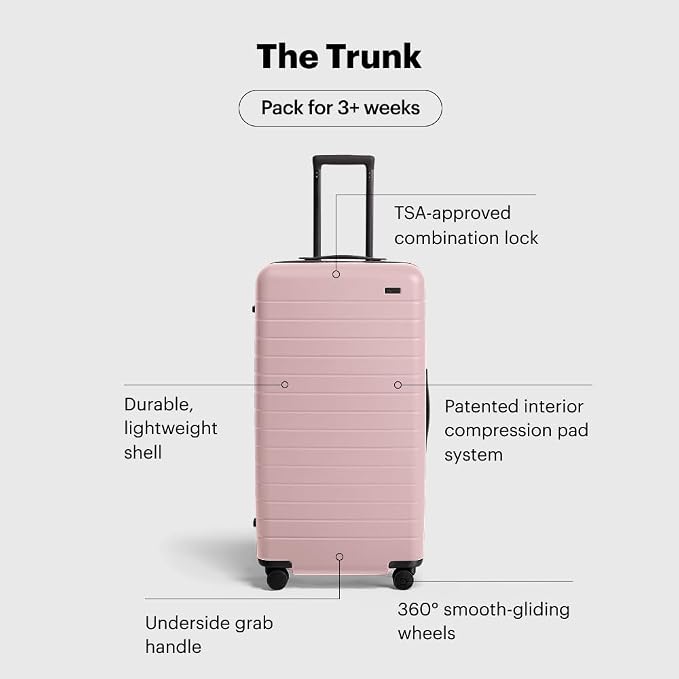 Away Large Trunk Luggage, 31 Inch Hardside Suitcase - Image 3