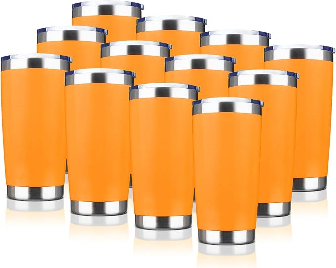 20oz Tumbler Bulk Stainless Steel Vacuum Insulated Tumblers by VisittheEcoMozz