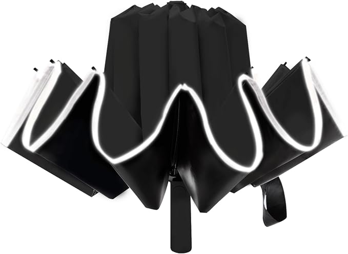 Large Double-Ribs Umbrella Automatic Folding Umbrella by Lantusire