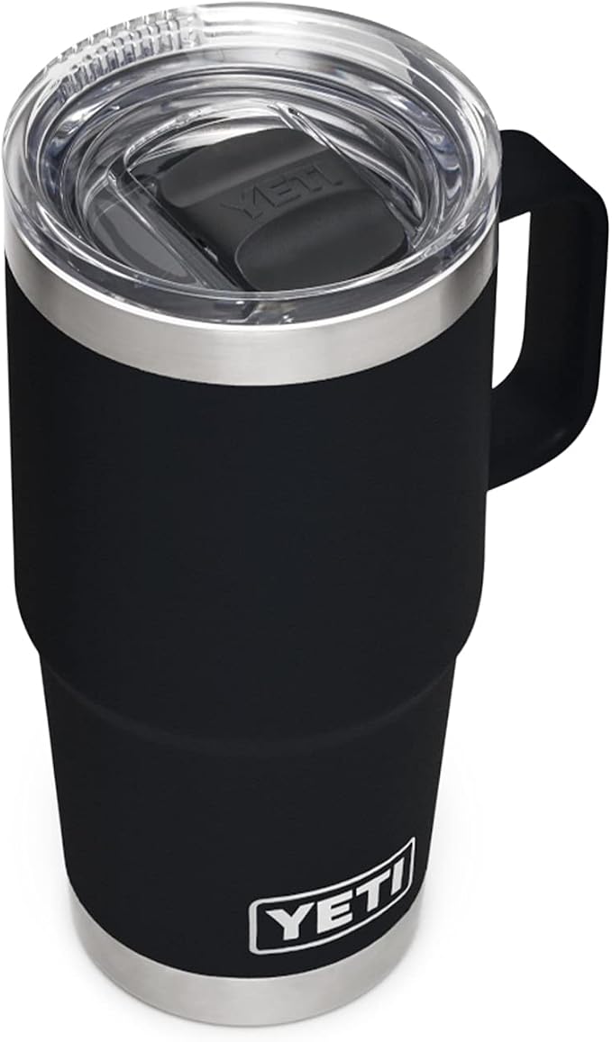 YETI Rambler 20 oz Travel Mug, Stainless Steel, Vacuum Insulated by YETI