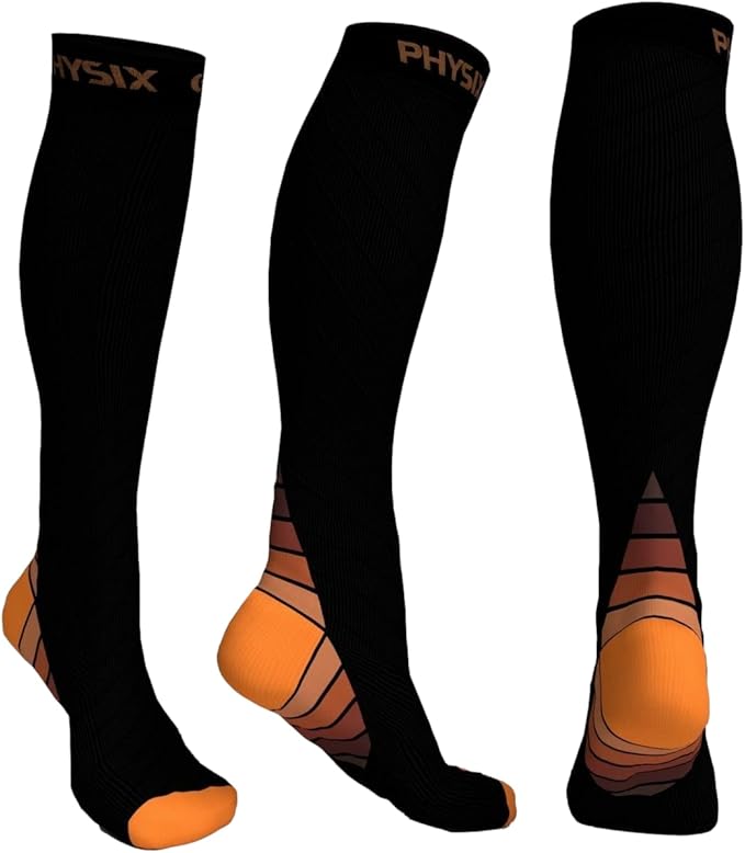 Physix Gear Compression Socks 20-30 mmHg by PhysixGearSport