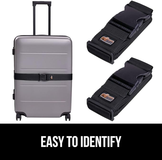 GORILLA GRIP Heavy Duty Adjustable Luggage Straps - Image 4