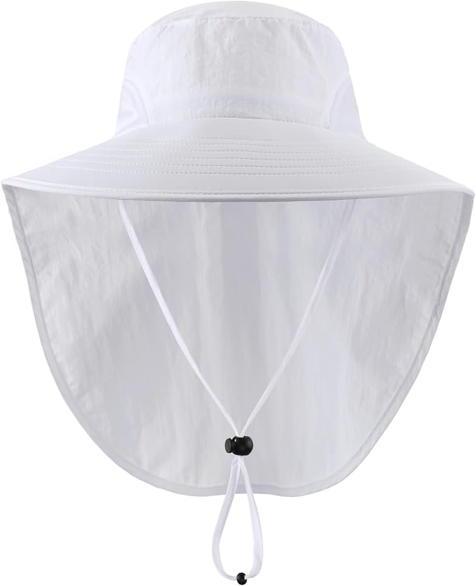 Home Prefer Outdoor UPF50+ Sun Hat Wide Brim Mesh Fishing Hat - Image 2