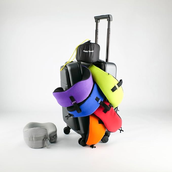 C CUSHION LAB Extra Support Travel Pillow, Award-Winning Patented Ergonomic - Image 9
