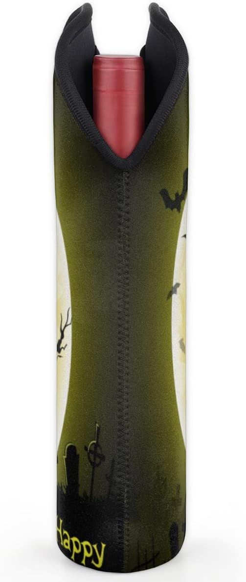 Vintage Sea Turtle 2 Bottle Wine Carrier Tote Bag Insulated Wine Bottles - Image 6