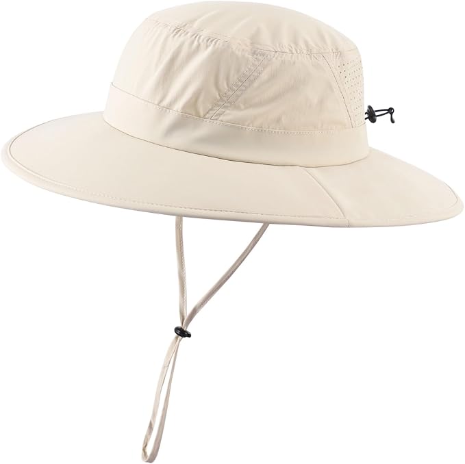 Home Prefer UPF 50+ Sun Hats for Men Women Foldable Wide Brim Fishing Hat Quick by HomePreferHatsCaps