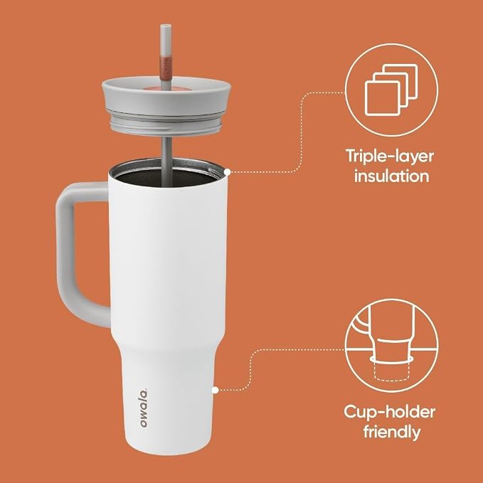Owala Stainless Steel Triple Layer Insulated Travel Tumbler - Image 2
