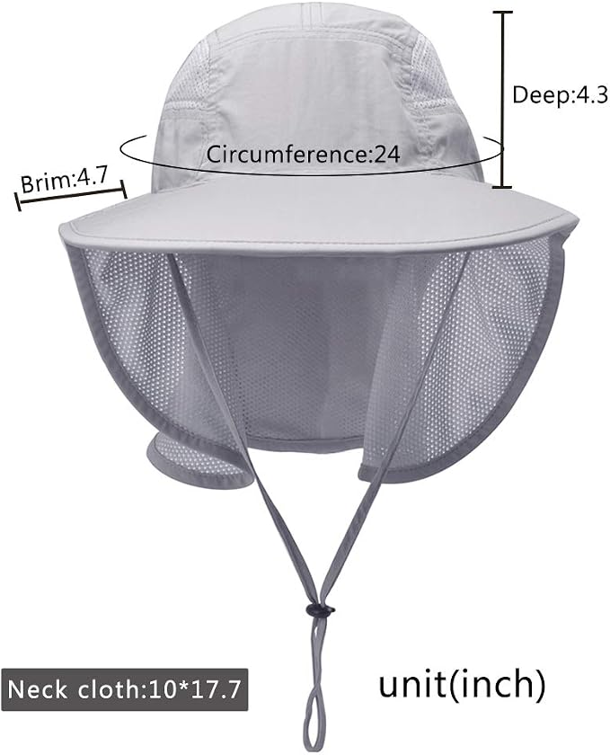 Unisex Outdoor Activities UV Protecting Sun Hats - Image 5