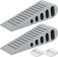 JQK Rubber Door Stopper Wedge, Wooden Floor, DSB61-GY-P6 by Homeimprovement