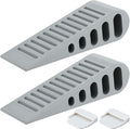 JQK Rubber Door Stopper Wedge, Wooden Floor, DSB61-GY-P2 by Homeimprovement