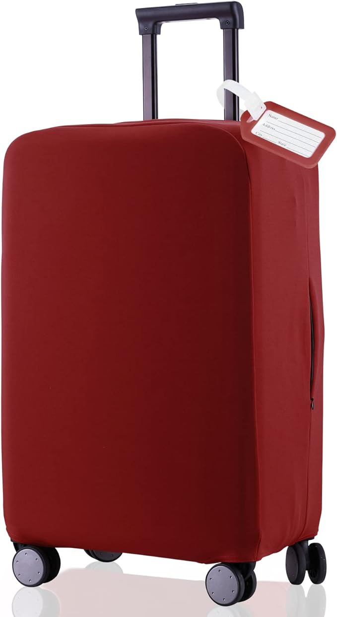 Travel Luggage Cover Suitcase Protector Scratch-Resistant Fit 19-31 Inch by RainVillage