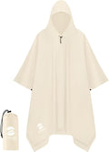 SaphiRose Hooded Rain Poncho Waterproof Raincoat Jacket by SaphiRose
