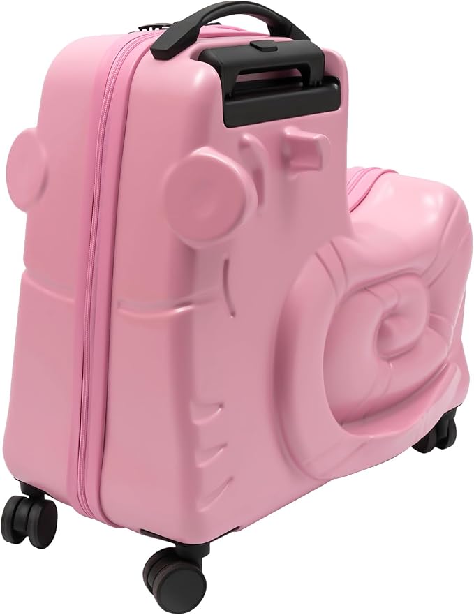 CNCEST 20" Kid's Ride-on Travel Suitcase, Rolling Luggage by CNCEST