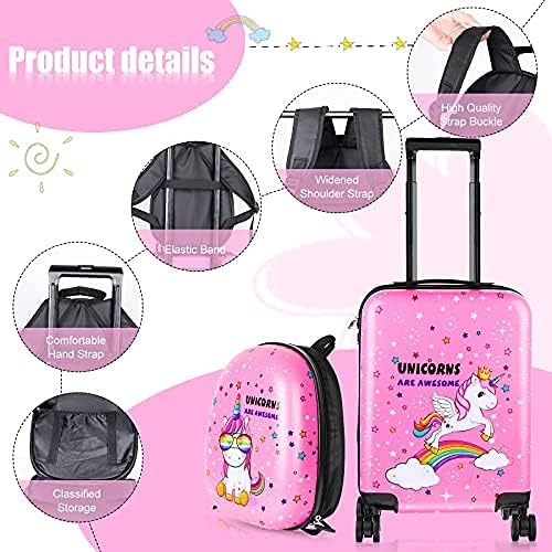 Weewooday Kids Luggage and Backpack 18 Suitcase - Image 3
