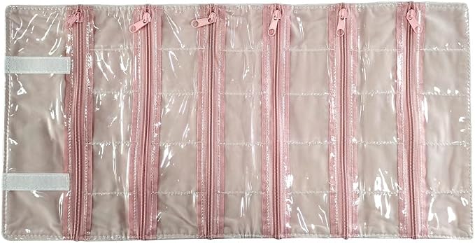 Travel Jewelry Roll Bag Portable Organizer Pouch by SCIKHEFT