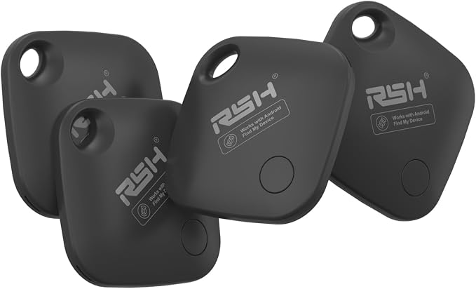 Air Tracker Tag for Android 4 Pack Luggage Tracker Tags Works by RSH
